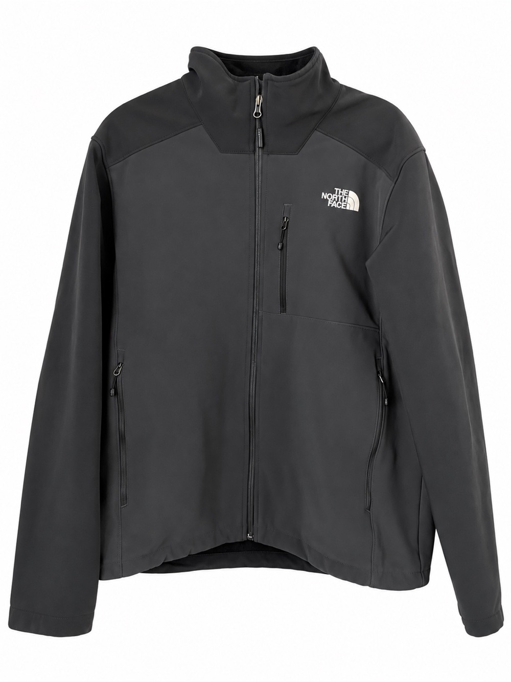The North Face WindWall Softshell Jacket Men’s M Black Gray Colorblock